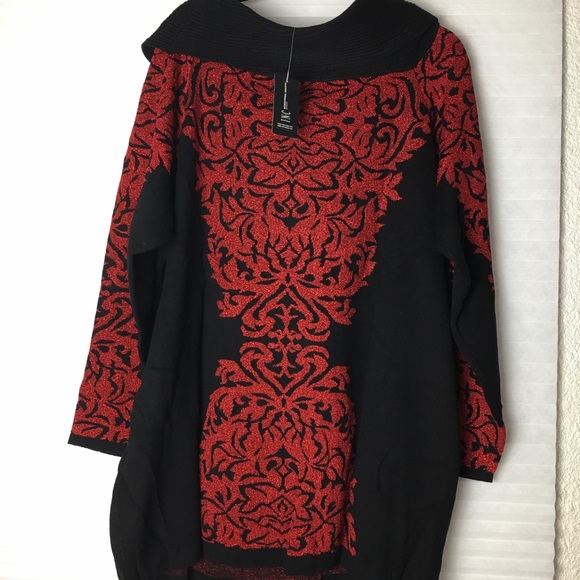 I.N.C Off-The-Shoulder Tunic Sweater - Picture 7 of 8